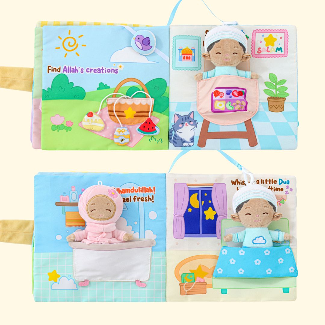 Meine Abaya-Puppe – Personalisierte sprechende Koran-Puppe