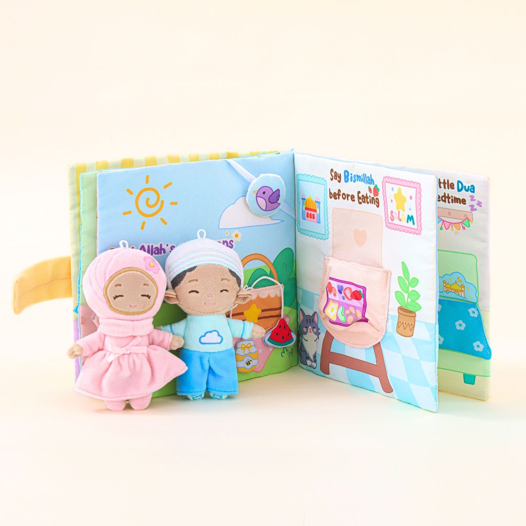 Meine Abaya-Puppe – Personalisierte sprechende Koran-Puppe