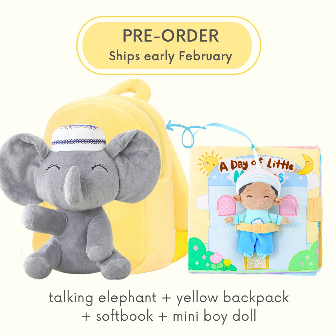 Meine Abaya-Puppe – Personalisierte sprechende Koran-Puppe