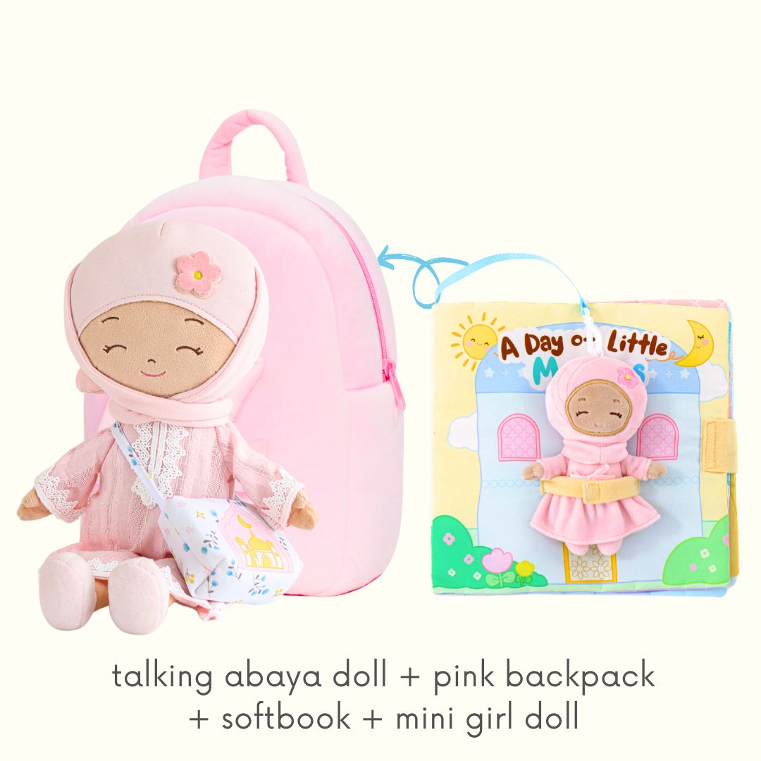 Meine Abaya-Puppe – Personalisierte sprechende Koran-Puppe